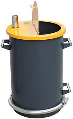 Powder Coating,Hopper,50lb Fluidizing Vulcanization Powder Hopper for electrostatic Powder Coating Machine