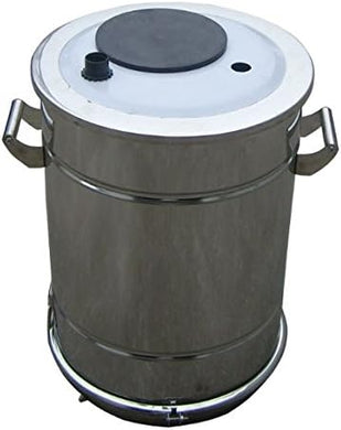 Stainless Steel Fluidizing Vulcanization Powder Hopper 45lb