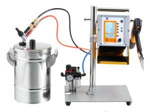 HQ Digital Display Powder Coating Machine Spray Gun with SS 304 Min Hopper